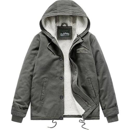 2020 Autumn& Winter New Plus Size Loose Wild Warm Thick Hooded Jacket Sports Leisure Zipper Men Cotton Jacket Tide Free Shipping
