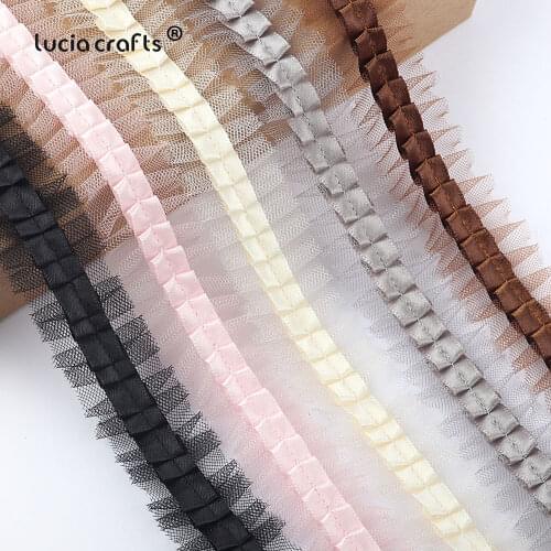 5y 25mm Net Lace Trim Ribbon Tape Bilateral Handicrafts DIY Embroidered Ribbon Wedding Birthday Christmas Bow Decor P0424