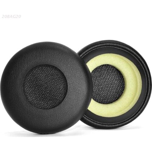 2Pcs Replace Earpad Ear Pads Cover for-Jabra Evolve 20 20se 30 30II 40 65 Black
