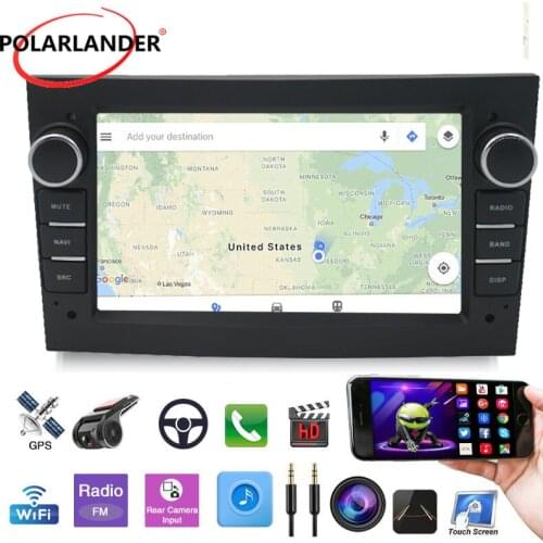Car Radio 2 Din 7-inch Android 9.1 1G +16G Navigation Gps Double USB Bluetooth 4G Wifi 2.5D IPS 1024 * 600 for Opel ( No DVD)