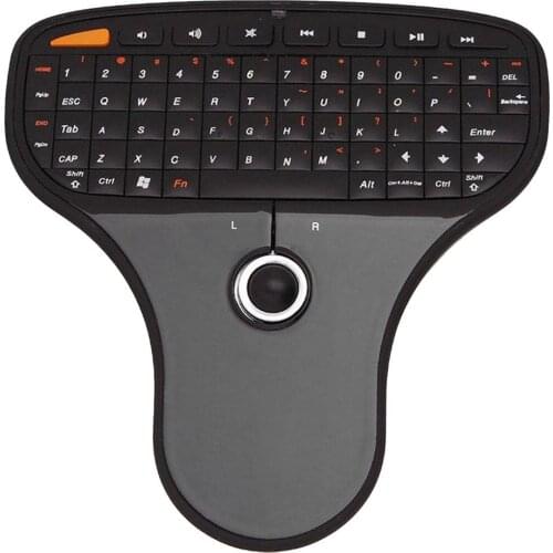 N5901 Mini Wireless Remote Keyboard Air Mouse with Trackball Ultra-light Multimedia Control Function for Android TV Box