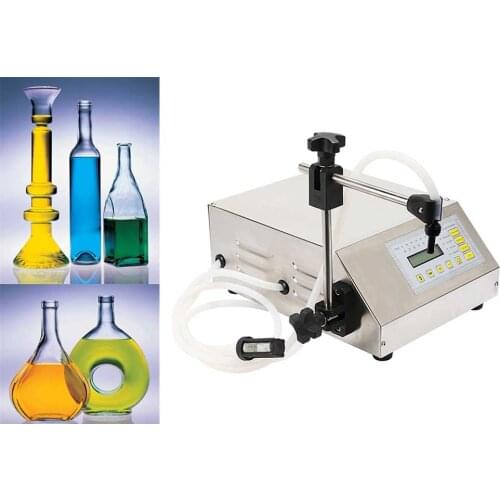 Digital control pump Manual bottle liquid filling machine for juice,Small Portable Electric Liquid Water Filling Machine