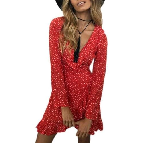 Dream Vine Summer Polka Dot Dresses