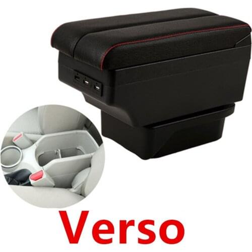 For Verso armrest box double layer with usb interface