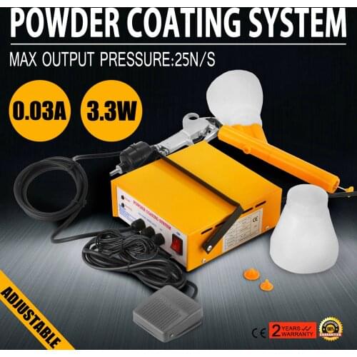 Electrostatic Powder Coating system paint spray Gun PC03-5 3.3W Portable