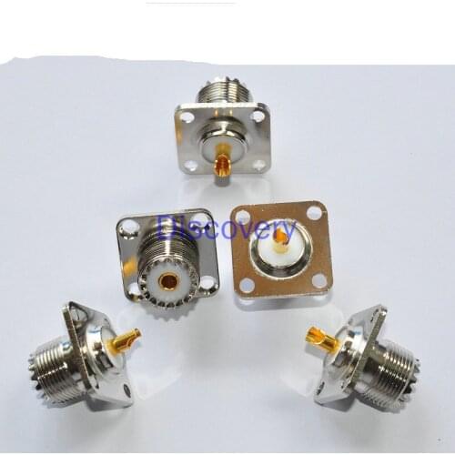 Four-hole Flange M Seat Walkie-talkie DIY Stick Antenna Rod Antenna Base Connector