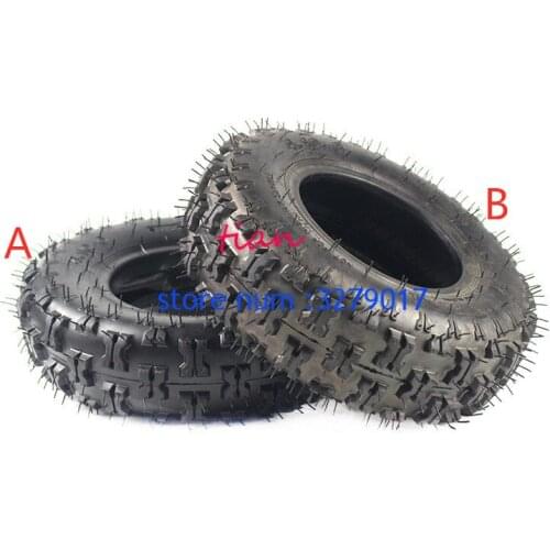 Hot Sale Two Types of Tires 4.10-6 Inner and Outer Tyre Vacuum Tire Fit ATV Quad Go Kart 47cc 49cc All Models Snow Tire