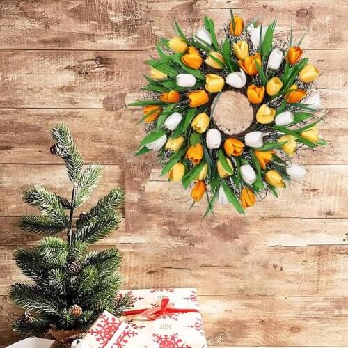 Artificial wreath rostesque Door Decoration Garland Wall Hanging Home Decoration Decor wedding party Decoration Wreath Door