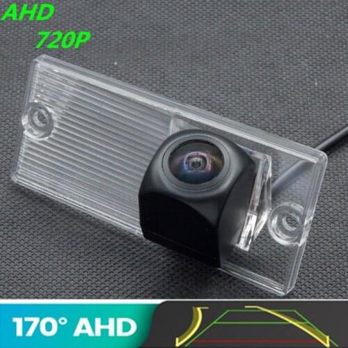 AHD 720P Trajectory Fisheye Car Rear View Camera For Kia Cerato 2003-2009 Sorento MK1 MK 2 2003~2011 Reverse Vehicle Camera