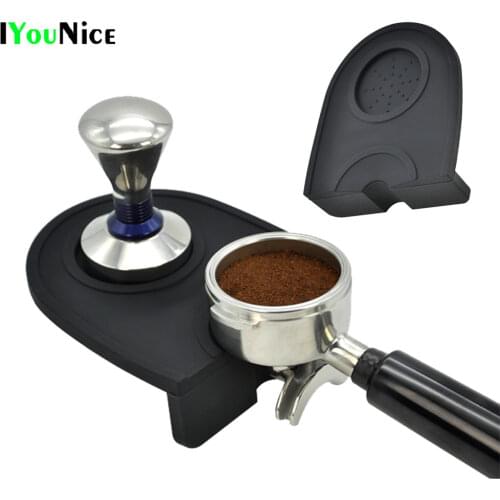 IYouNice Espresso Coffee Tamper Mat Silicon Rubber Corner Mat(no coffee stamper) Coffee Maker Tamper Mat