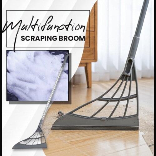 Multifunction Magic Broom Bathroom Floor Wiper Scrape Pet Hair Wet Dust Silicone Cleaner Artifact Sweep Water Scraper DropShip