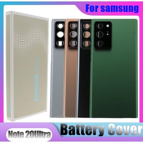 Original Housing Back Cover For SAMSUNG Galaxy Note 20 Ultra Note20 Ultra Note 20Ultra 5G N985F Phone Rear Battery Door Cases