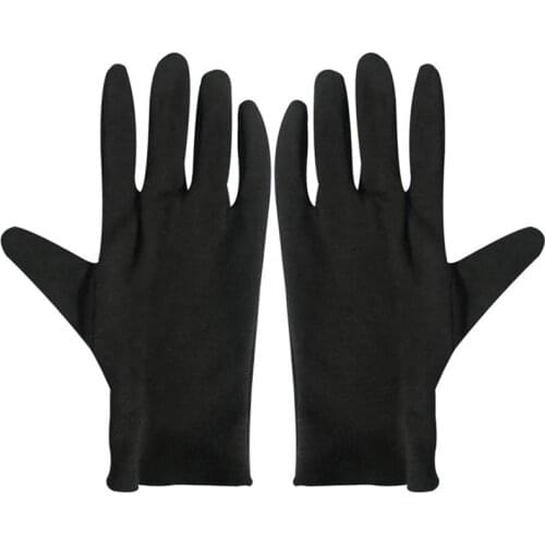 12 Pairs Jewelry Touching Gloves Car Driving Gloves Etiquette Cotton Gloves Outdoor Protective Gloves For Home Outside Cleaning