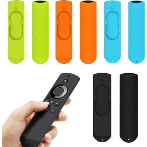 Anti Slip Silicone Protective Case Cover Shell for Amazon Fire TV Voice Remote 5.9In for Amazon TV Stick Remote Controller #911