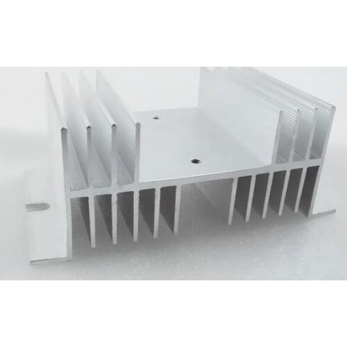 Heat Sink 125mm x 70mm x 50mm for Solid State Relay SSR white