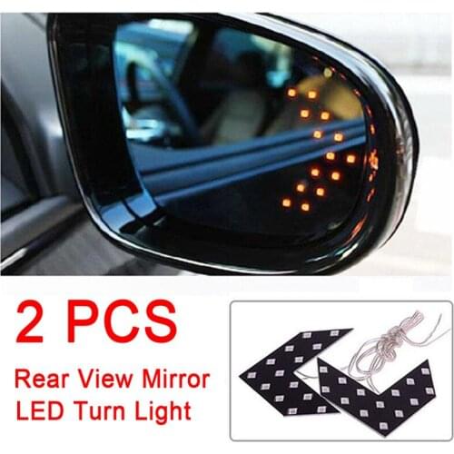 2PCS Car Rearview Mirror Turn Signal Light For AUDI S line A4 A3 A6 C5 Q7 Q5 A1 A5 80 TT A8 Q3 A7 R8 RS B6 B7 B8 S3 S4