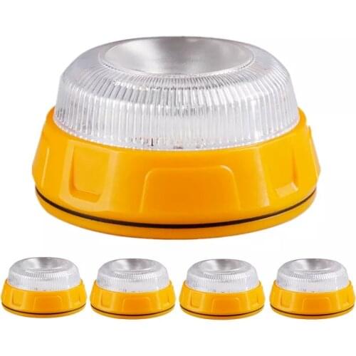 LED Emergency Strobe Help Flash Light V16 Magnetic Roadside Traffic Safety Warning Light Car Beacon Repairing Sign Camping Lamp
