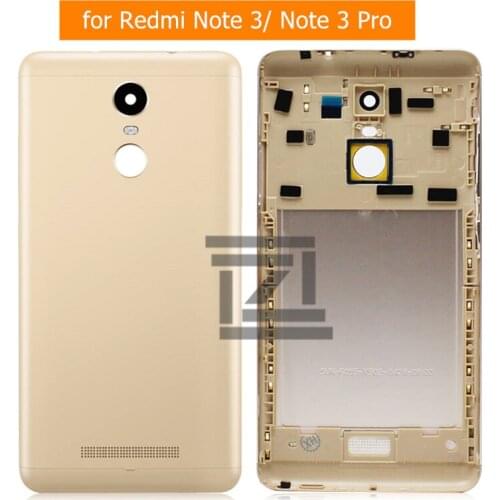 For Xiaomi Redmi Note 3/ Note 3 Pro Battery Back Cover Metal Rear Door Housing + Side Key Replacement Repair Spare Parts