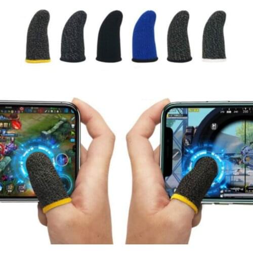 18-Pin 20pcs Finger Cover Game Control for PUBG Sweat Proof Non-Scratch Sensitive Touch Screen Gaming Finger Thumb Sleeve Gloves