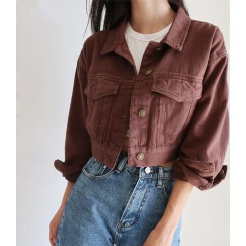 Womens Spring Denim Jacket 2021 Fringe Coat Jean Jacket Oversized 2021 Fashion New Solid Casual Jackets Women