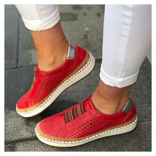 2021 Womens Sneakers On Pumps Vulcanized Shoes Breathable Hollow Casual Ladies Shoes Woman Plus Sizezapatillas mujer
