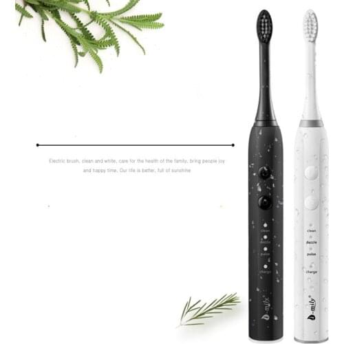 Sonic Toothbrush 2200mAh battery 20 Days on One Charge 5 Modes 4 Brush Heads Travel Whitening Smart Toothbrush