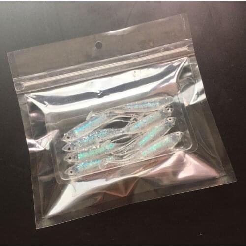 100pcs Fishing Lures Bag Ziplock 15*14cm and 100pcs Lining Inner Box Packing Bags Soft Bait Worm Packing Bags Fishing Tackle