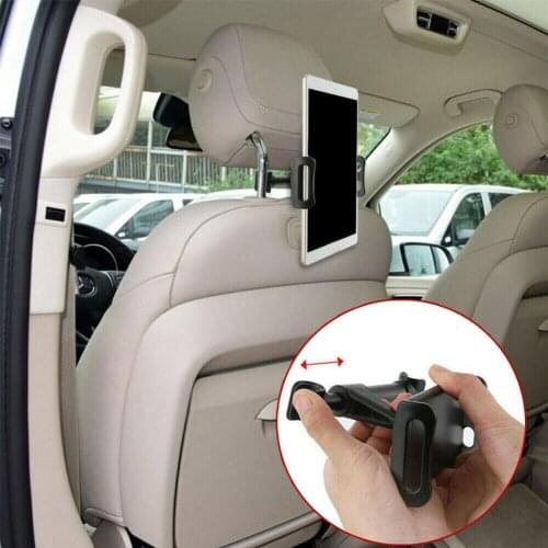 360 Degree Rotation Car Mount Headrest Bracket Stand Mobile Phone Holders Car Back Seat Phone Tablet PC Holder 4.5-10.5 inch