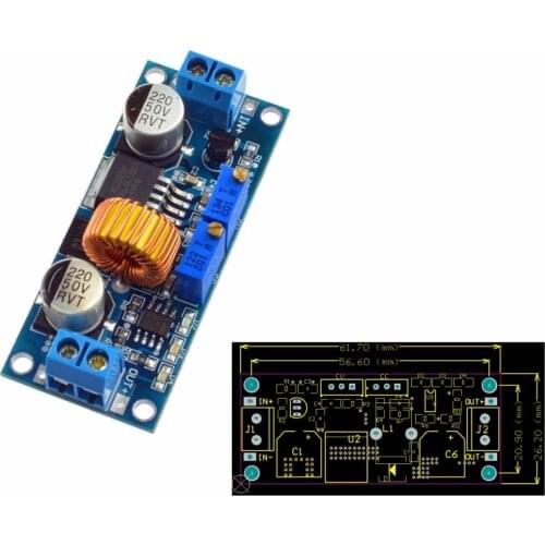 5A Lithium Charger CV CC buck Step down Power Supply Module LED Driver lan
