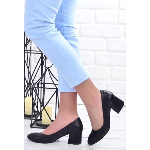 Ayakland 97544-312 Skin 5 Cm heels Ladies Shoes Women shoe heel , Women pumps , Shoes on heels , high heel shoes