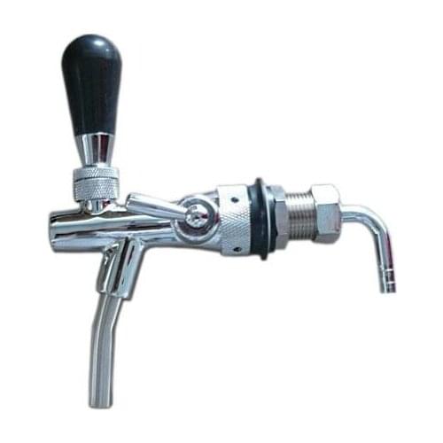 Bar/Hotel/Restaurant/Living Room beer faucet adjustable, Brass draft beer dispenser faucet, Chrome plated Kegerator Tap homebrew