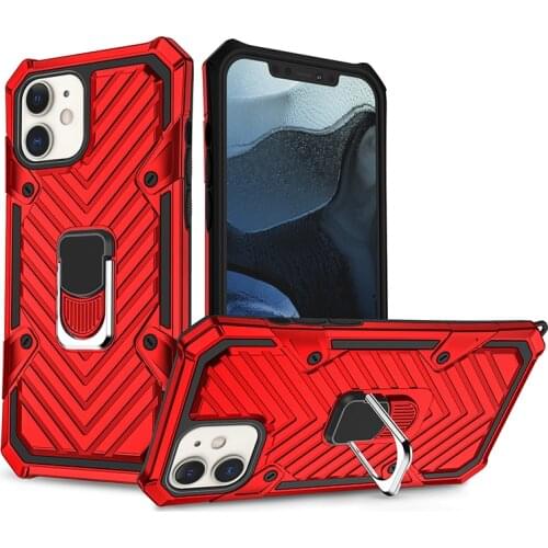 Armor Bumper Shockproof Kickstand phone Case For iPhone 12 11 Pro XR XS Max X 6 6S 7 8 Plus Ring Stand Holder Protective Cover