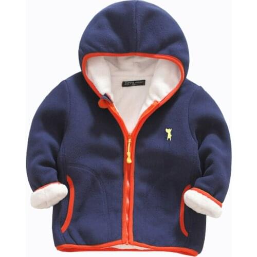 Children Thicking Jacket Warm Girls Outerwear Thick Baby Boys Coats and Jackets 2020 Velvet Double Layer Warm Cotton Clothes