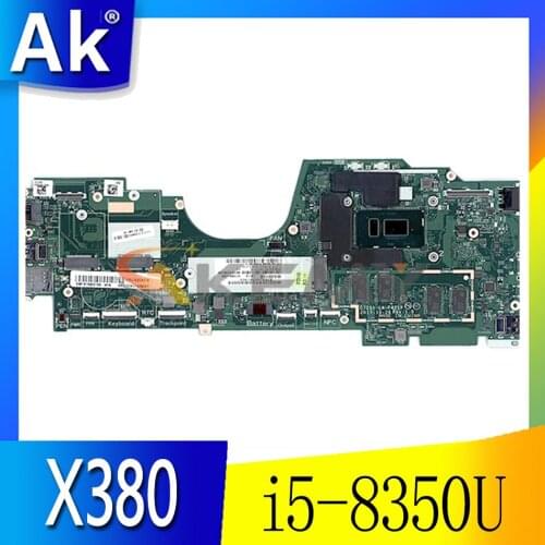 For Lenovo Thinkpad Yoga X380 Laptop motherboard LA-F421P With CPU i5-8350U 16G RAM FRU 5B20X01205