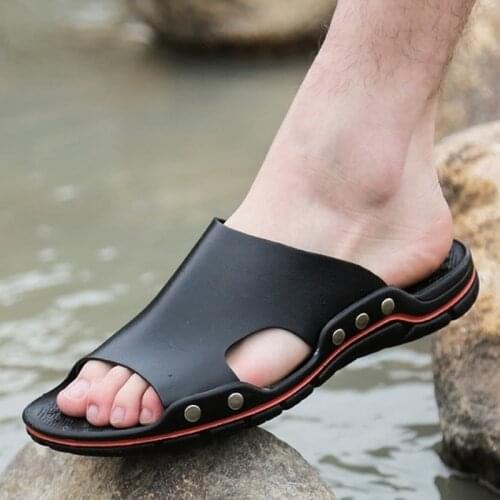 Summer Mens Fashion Shoes New Mens Slippers Beach Casual Sandals Comfortable Mens Shoes