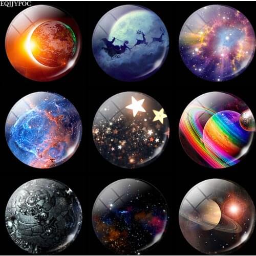 Magical Universe Nebula Refrigerator Magnets Fridge Magnet Removable Magnetic Sticker Home Decor Gift for Astronomy Enthusiasts