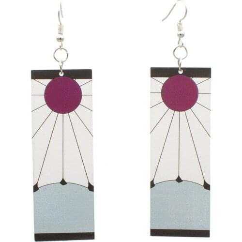 Statement Acrylic Drop Earrings - Good Ideal For Women and Girl Cool Punk Earrings Anime Cosplay Earrings Dangle Accessories