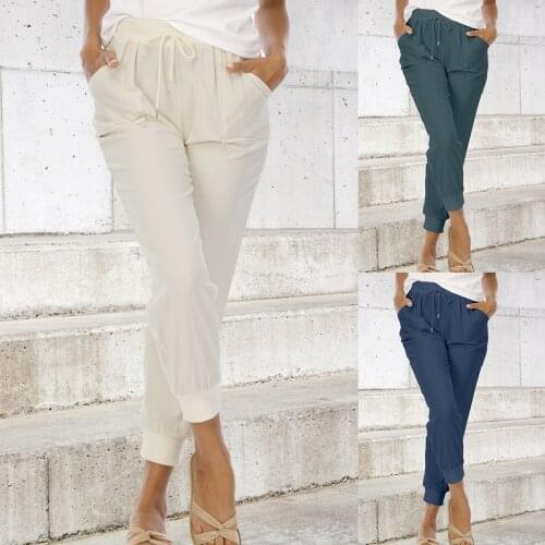 MJARTORIA Women's Tapered Trousers