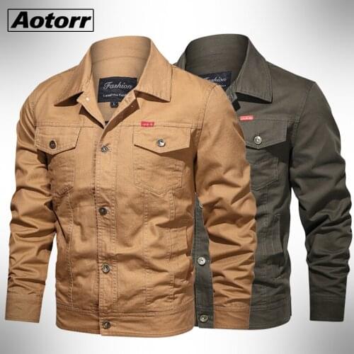 Cargo Military Jacket Men 2021 Autumn Soldier MA-1 Style Army Jackets Male Brand Clothing Mens Bomber Coat Plus Size M-6XL