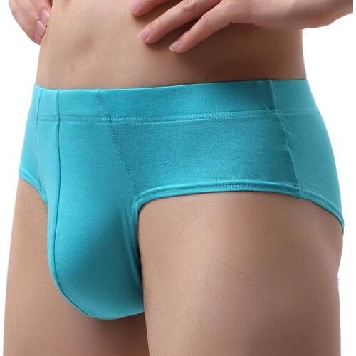 Mens Modal Briefs Underwear European Size Penis Pocket Men Panties Sexy U Convex Underpants Men Boxershorts Hombre Jockstrap