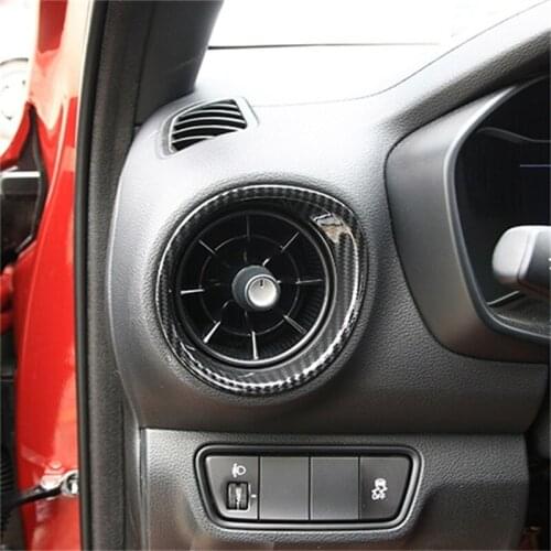 For Kia New K3 Cerato 2019 2020 Car Front Side Air Conditioner Vent outlet Trims Cover Interior Moulding Car-Styling Accessories