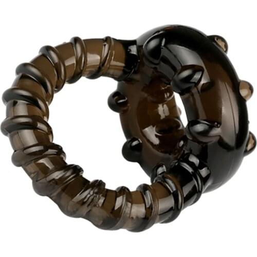 Wholesale Male masturbation Delay Ejaculation Cock Ring Penis Ring Male Chastity Device Elasticity Erotic Sex Toys for Men