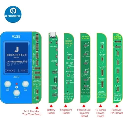 JC V1S for iPhone 12 11 Pro Original Color Touch Shock Baseband True Tone Repair Face ID move higher or lower Dot Matrix Repair