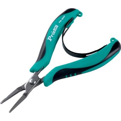 PM-396H Flat Nose Plier Stainless Steel Flat Pliers Mini Anodontia Vise Pointed Nose Pliers120mm For Electronic Products Repair