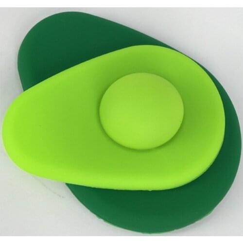 Avocado Fresh Keeping Portable Creative Set Fruit Fresh Keeping Sealing Set Fresh Keeping Silicone Kitchenware Gadget (2 pieces)