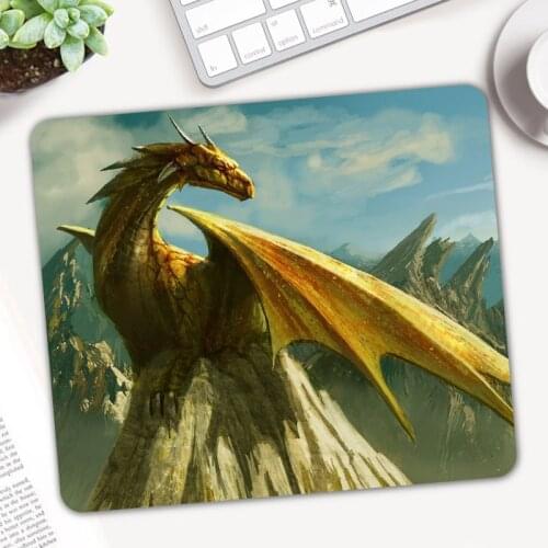 Patterned Animal Dragon Anti-slip Rubber PC Computer Gamer Mousepad Desk Keyboard Mause Mice Mat Gaming Rectangle Mouse Pad