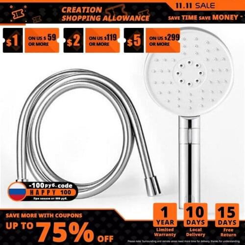 Xiaomi dabai Diiib 3 Modes Handheld Shower Head Set 360 Degree 120mm 53 Water Hole with PVC Matel Powerful Massage Shower