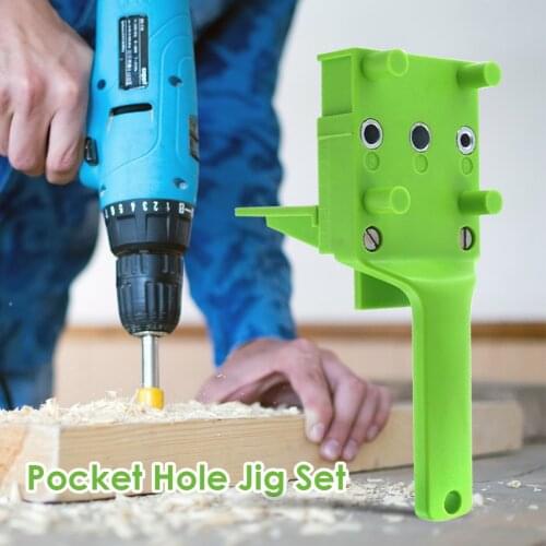 38pcs/set Quick Wood Doweling Jig Handheld 6/8/10mm Drill Bit Hole Puncher For Carpentry Dowel Joints