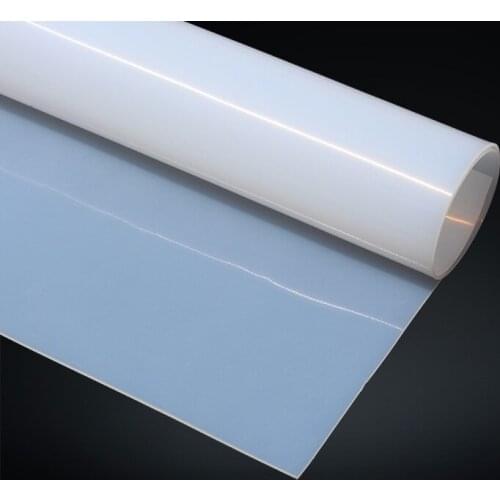1PCS White Silicone Rubber Sheet Square Plate Seal Shock Absorption High Temperature And Waterproof