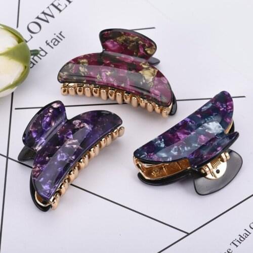 1PC Elegant Womens Medium Hair Claws 7CM Girls Hair Grips Hair Accessories HeadWear